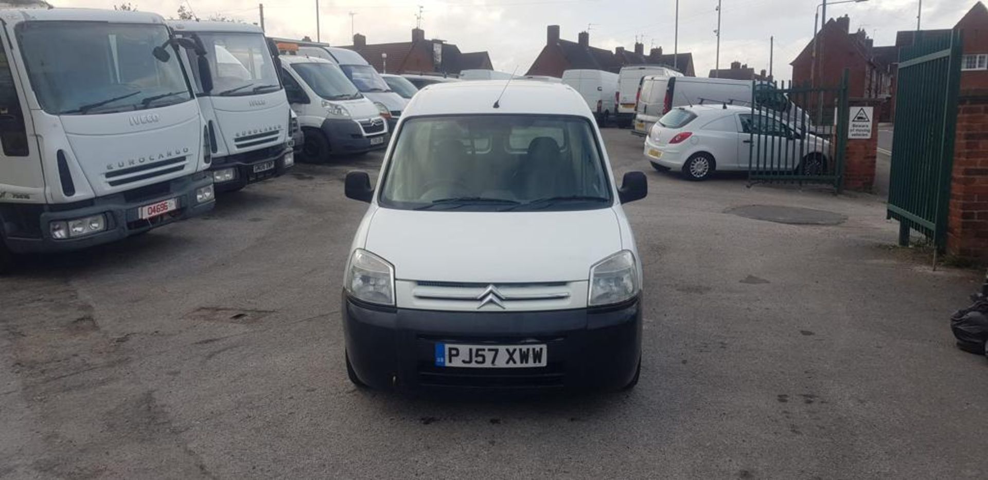 2007 CITROEN BERLINGO 600 HDI X 75 WHITE VAN, 206,578 MILES, MANUAL, 1560cc DIESEL *NO VAT* - Image 2 of 13