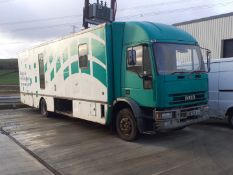 IVECO TECTOR 15 TONNE EX LIBRARY BUS / MOTORHOME / TINY HOUSE PROJECT, GENUINE LOW MILEAGE *NO VAT*
