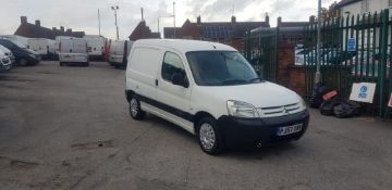 2007 CITROEN BERLINGO 600 HDI X 75 WHITE VAN, 206,578 MILES, MANUAL, 1560cc DIESEL *NO VAT*