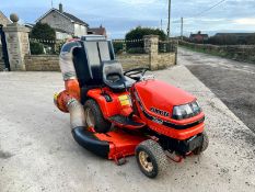 KUBOTA G1900 DIESEL RIDE ON MOWER, RUNS DRIVES AND CUTS, SHOWING A LOW 1752 HOURS *NO VAT*