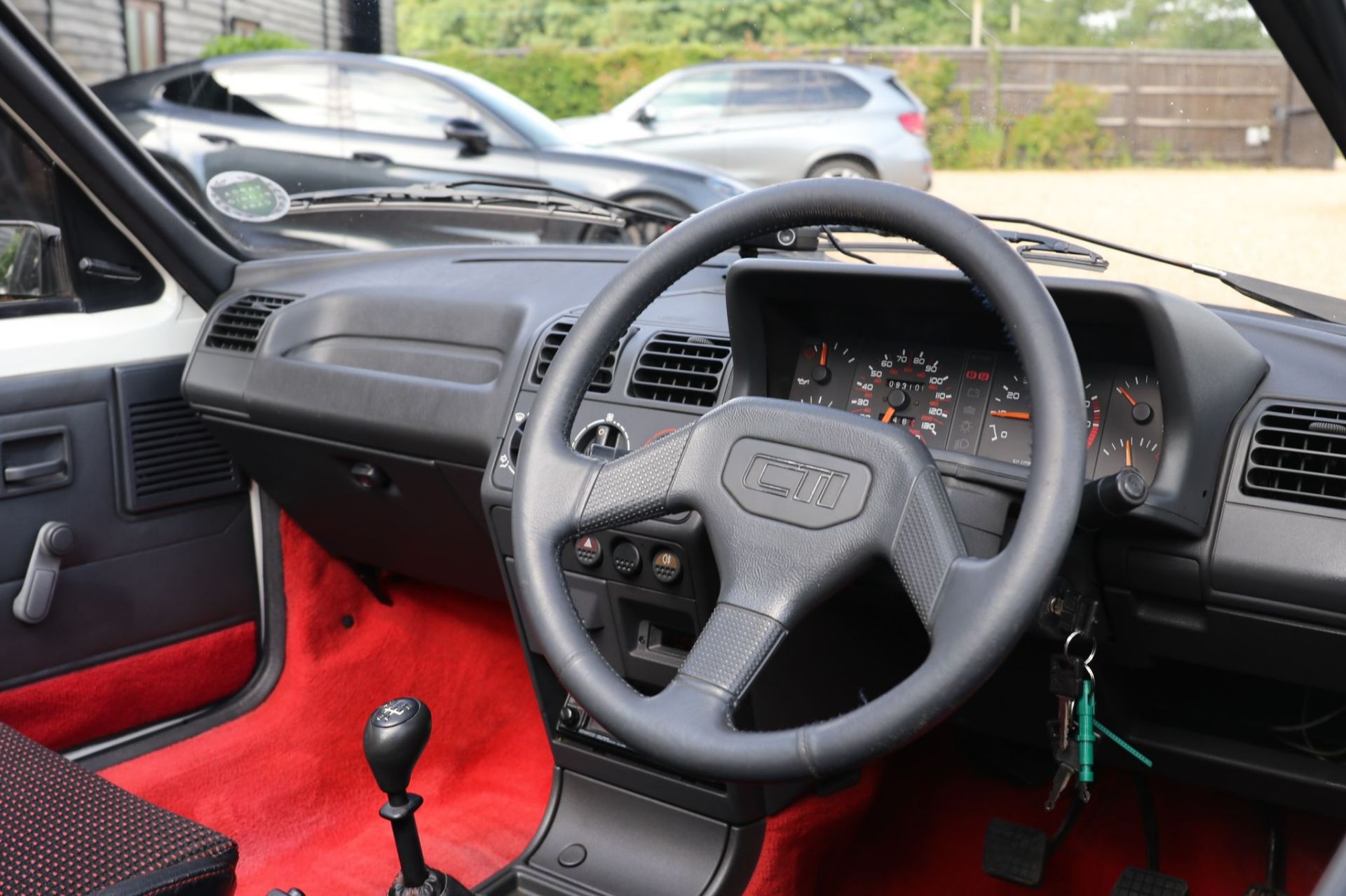 1989 PEUGEOT 205 CTI WHITE CABRIOLET CONVERTIBLE, 115hp, 1590cc PETROL ENGINE *NO VAT* - Image 6 of 11