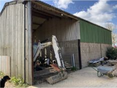 15 X 7 M / 23 X 50 Ft AGRICULTURAL BUILDING SHED, CONDITION IS USED *NO VAT*