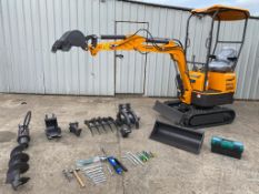 MINI EXCAVATOR RHINOCEROS XN08 SERIES 4+, BRAND NEW 2021, LATEST MODEL, PACKAGE DEAL *PLUS VAT*