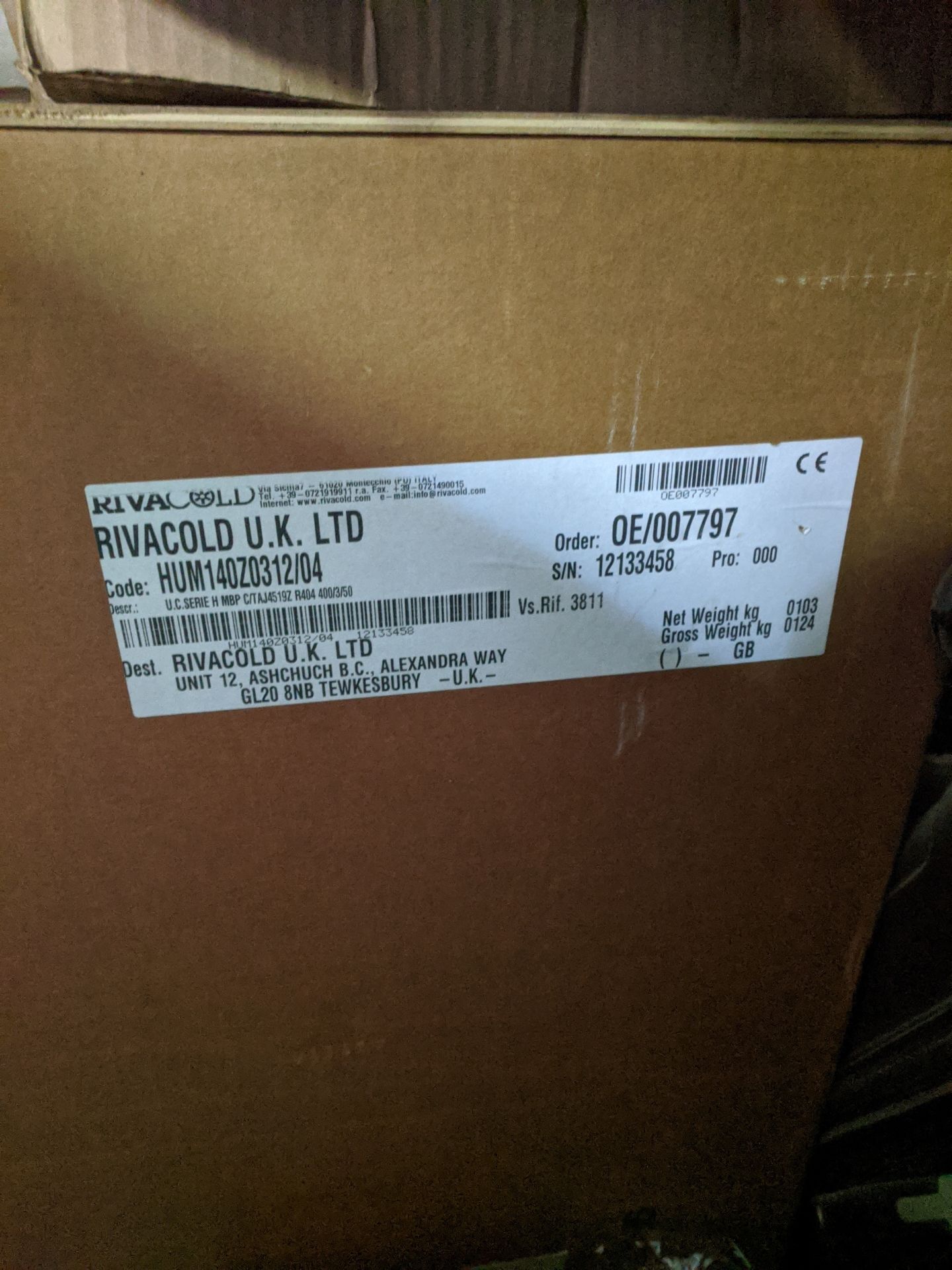 BRAND NEW RIVACOLD CONDENSER, HUM140Z0312 *PLUS VAT* - Image 4 of 10