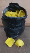 LARGE BAG OF SCAFFOLD CLIP PROTECTION (CLIPS OVER DOUBLES) NO RESERVE *NO VAT*