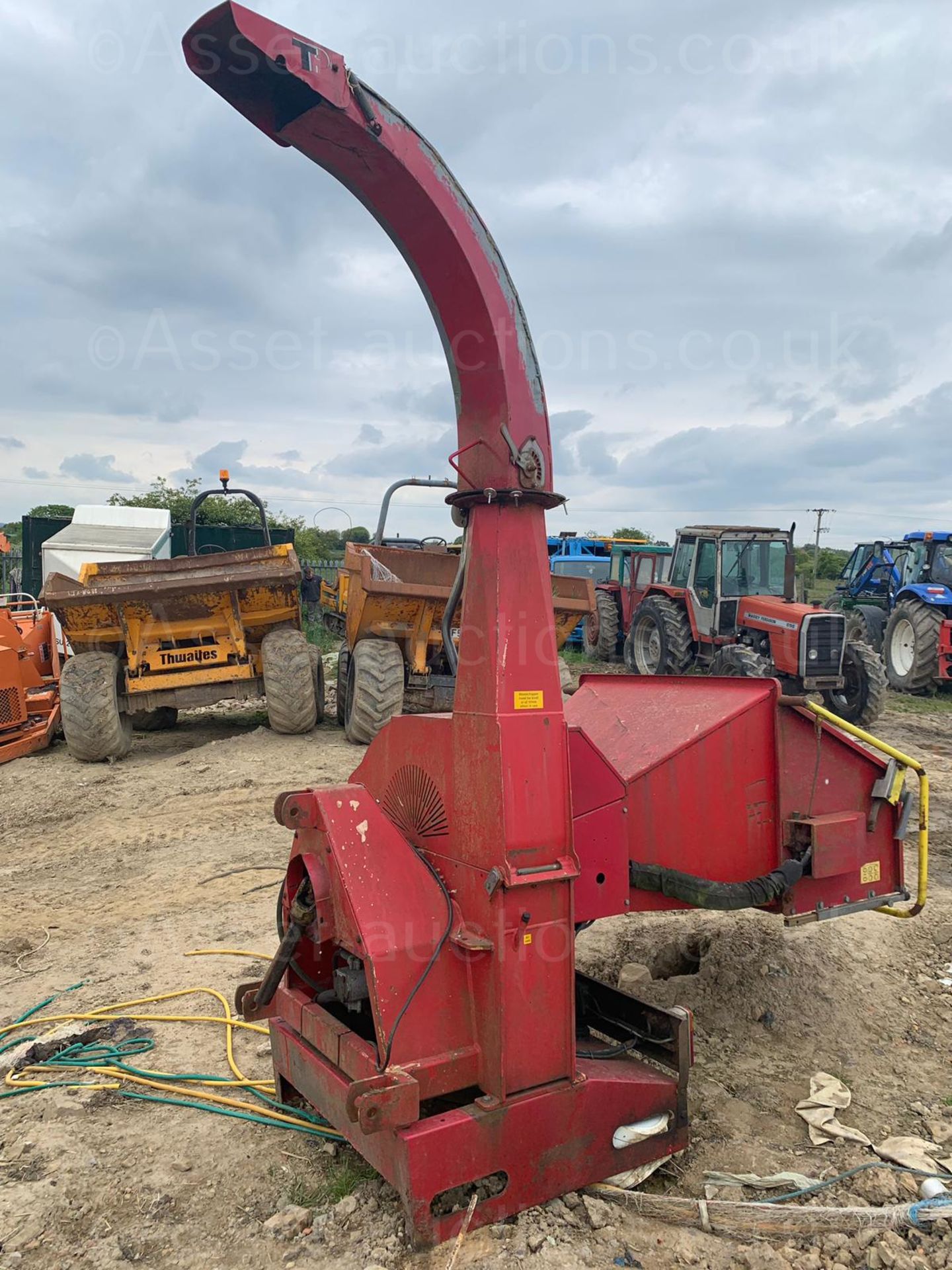 2007 TP 250 PTO WOOD CHIPPER WITH HYDRAULIC INFEED *PLUS VAT* - Image 3 of 9