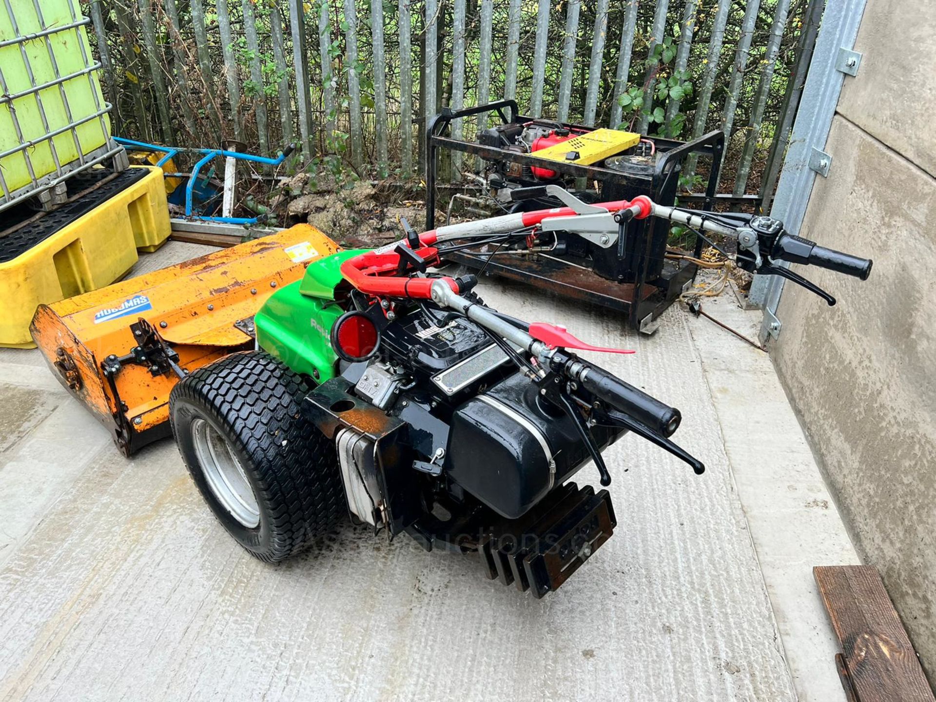 2014 RAPID EURO WALK BEHIND MOWER WITH PROCOMAS RTK100 FLAIL MOWER, RUNS DRIVES AND CUTS *PLUS VAT* - Image 4 of 14