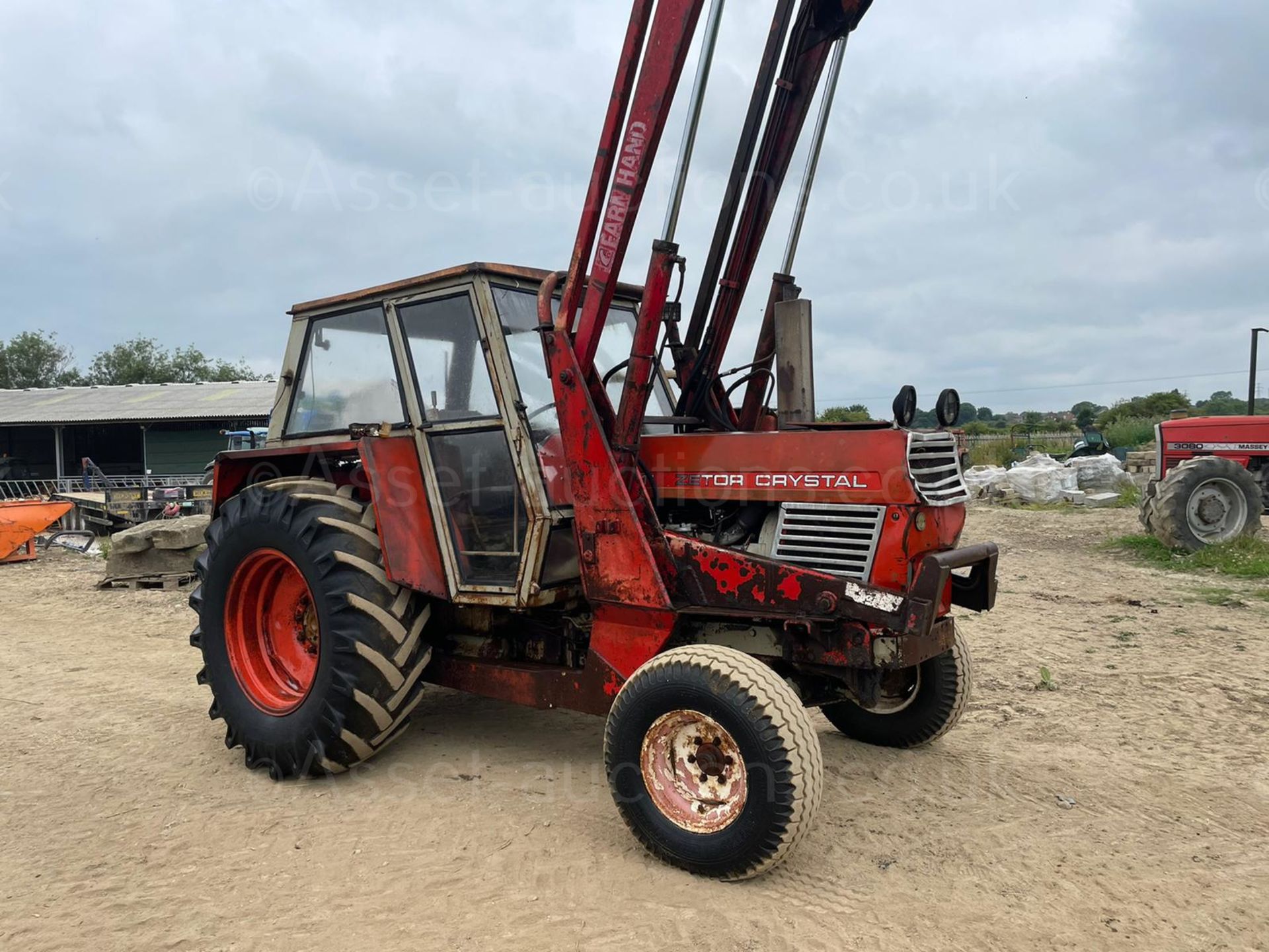 ZETOR CRYSTAL 8011 TRACTOR WITH LOADER, BALE SPIKE AND REAR WEIGHT, ROAD REGISTERED *PLUS VAT* - Image 2 of 10