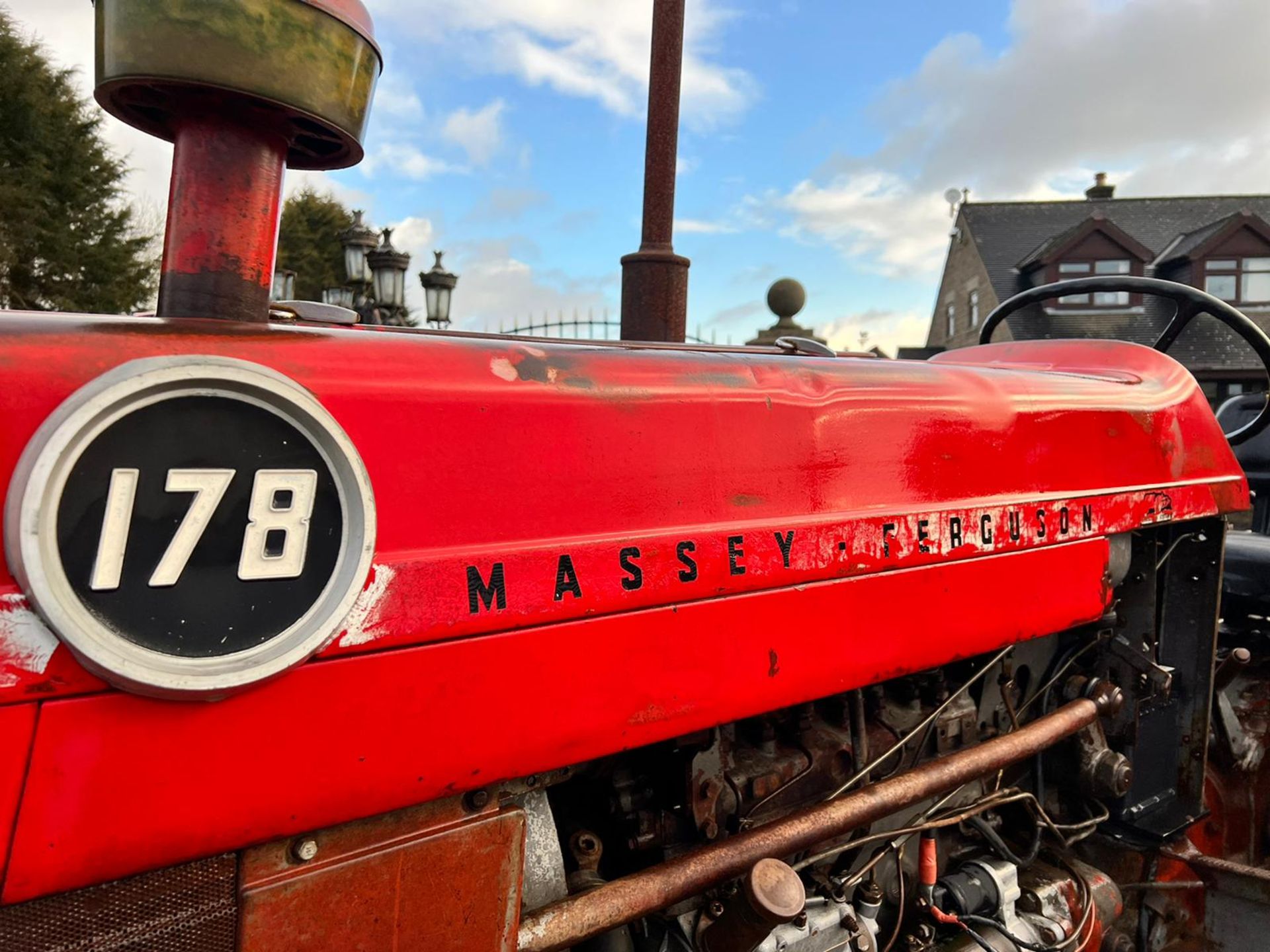 MASSEY FERGUSON 178 73hp, RUNS AND DRIVES, ROAD REGISTERED, 3 POINT LINKAGE *PLUS VAT* - Image 10 of 14