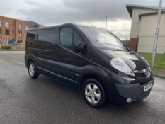 2014 VAUXHALL VIVARO 2700 SPORTIVE CDTI BLACK PANEL VAN, 100,660 MILES *NO VAT*