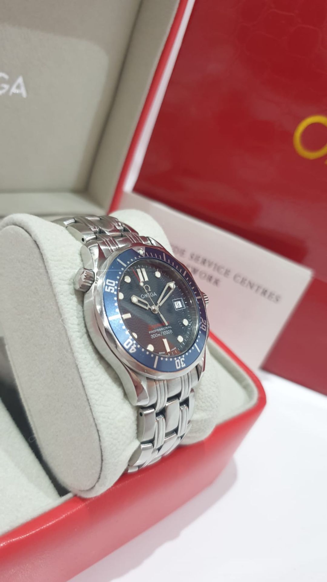 OMEGA SEAMASTER Professional 300m James Bond Navy Wave Dial NO VAT - Image 11 of 11