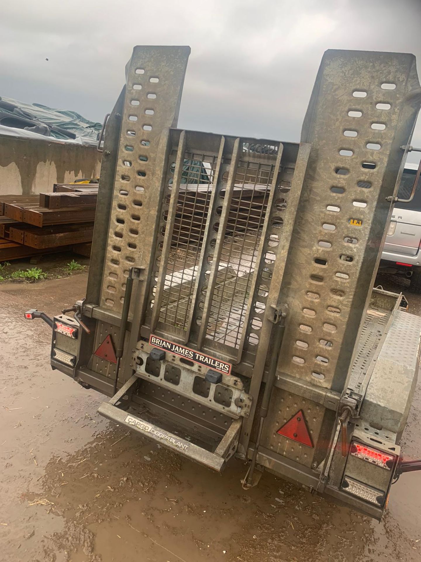 2015 BRIAN JAMES 2.7 TON PLANT TRAILER, 8 x4, IN VERY GOOD CONDITION *PLUS VAT* - Image 3 of 10