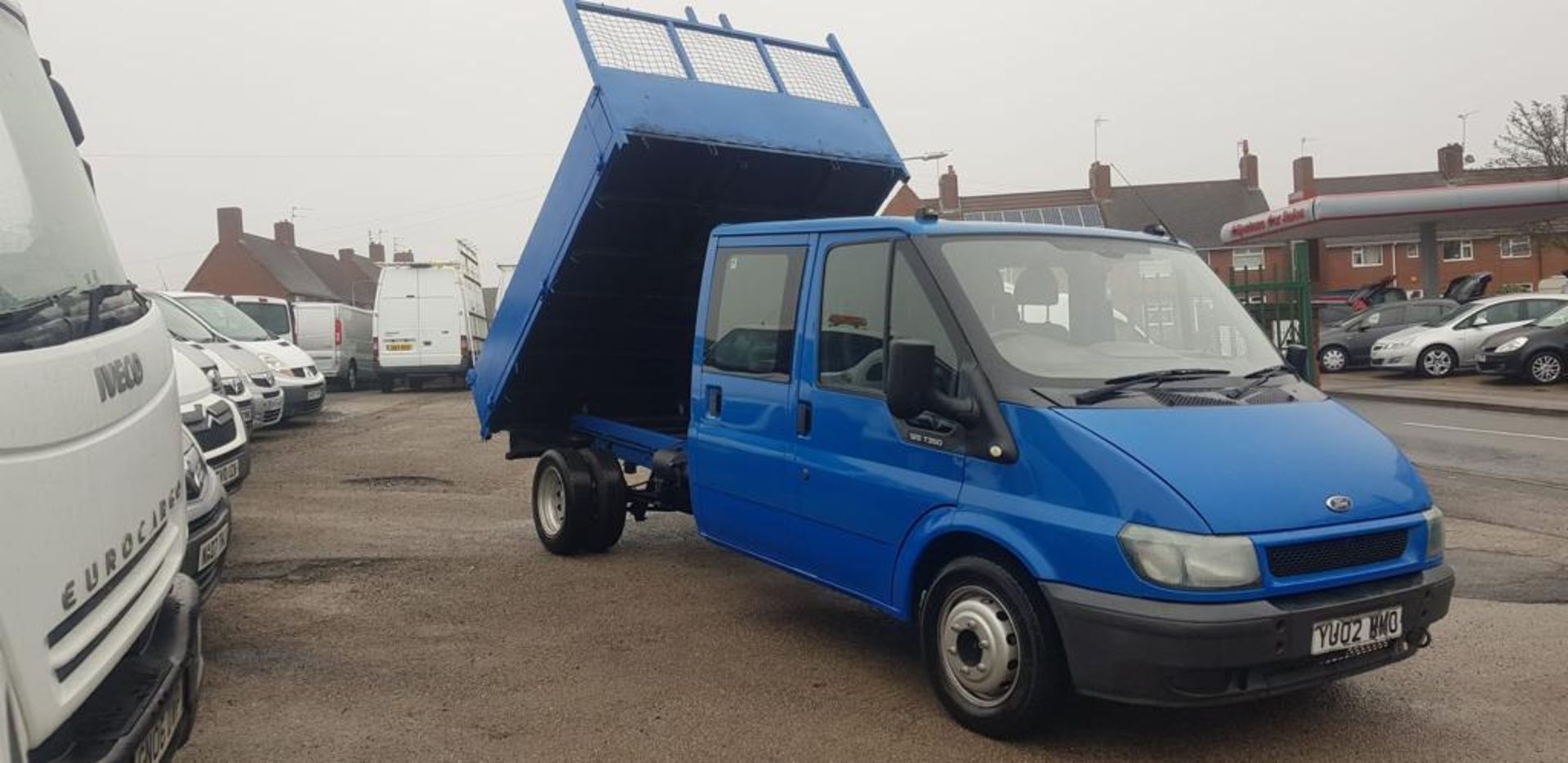 2002 FORD TRANSIT 350 LWB TD BLUE TIPPER VAN, 2.4 DIESEL *NO VAT*