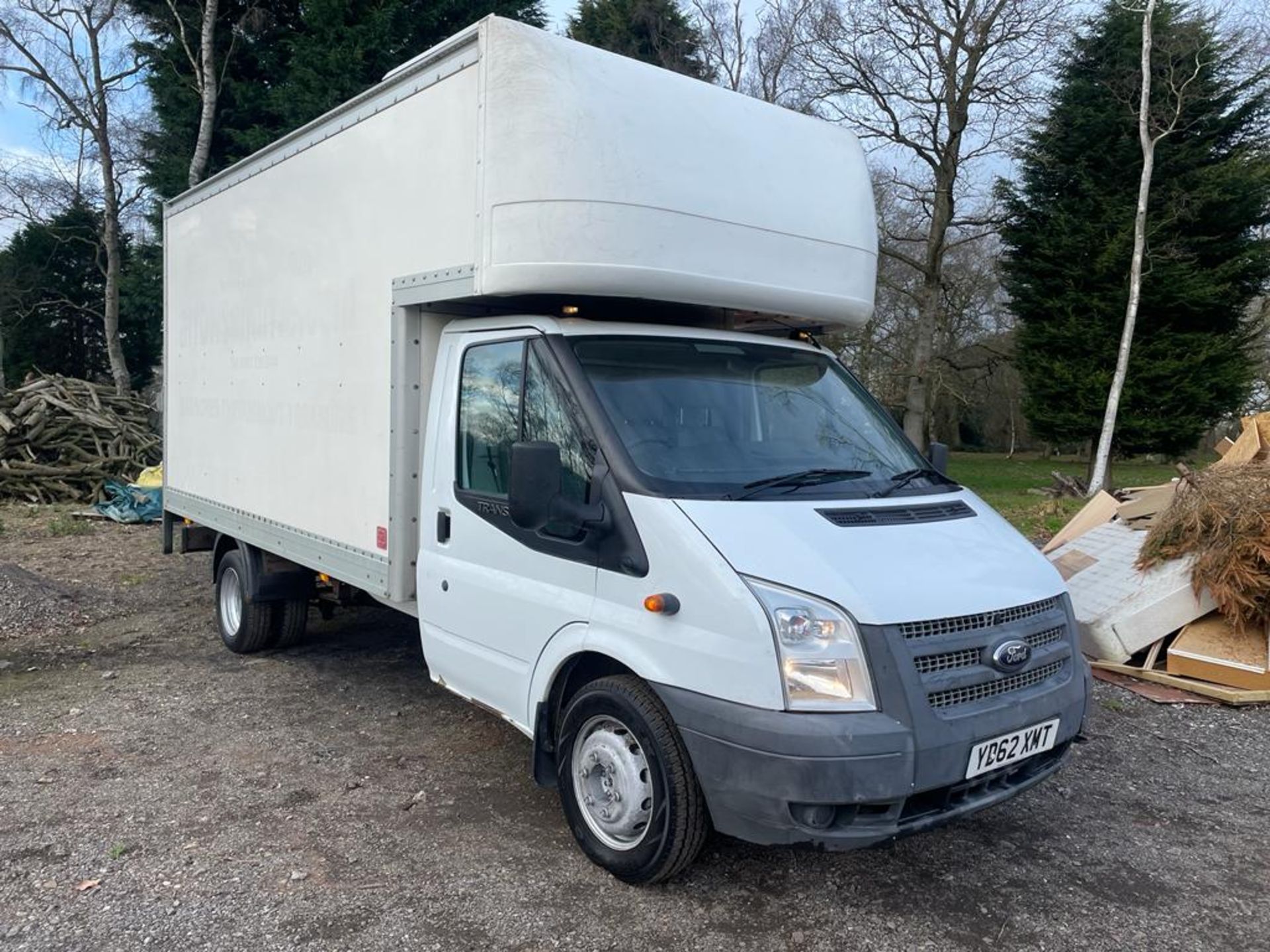 2012/62 FORD TRANSIT LUTON, 57K MILES WITH 9 SERVICE STAMPS, 2.2 DIESEL ENGINE *PLUS VAT*