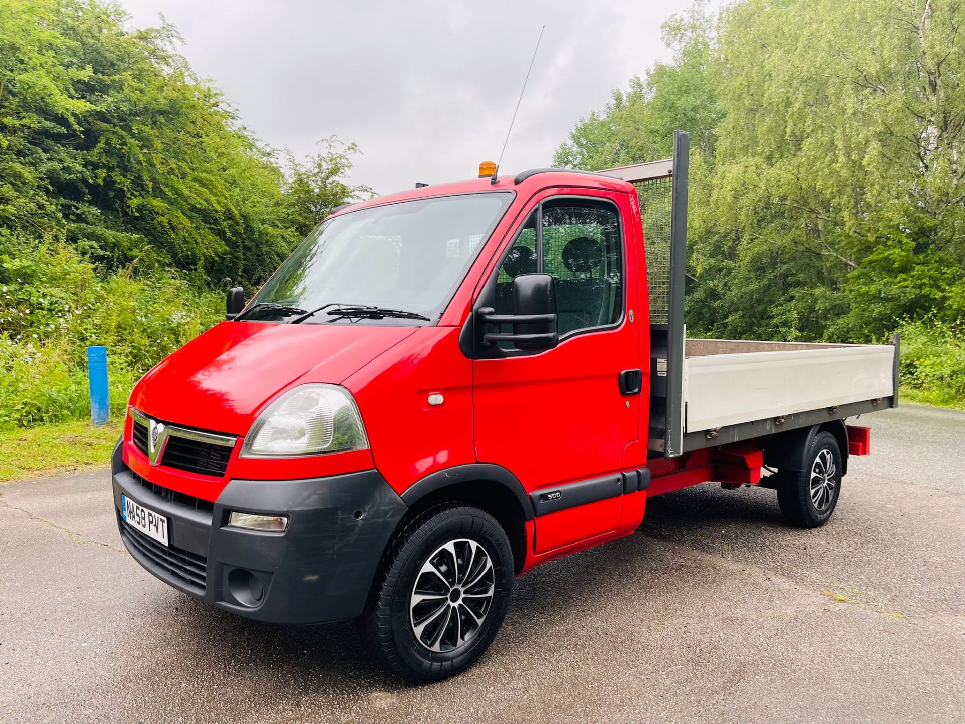 2009 VAUXHALL MOVANO 3500 CDTI MWB RED VAN, 131,283 MILES, 2464cc DIESEL ENGINE *NO VAT* - Image 3 of 12