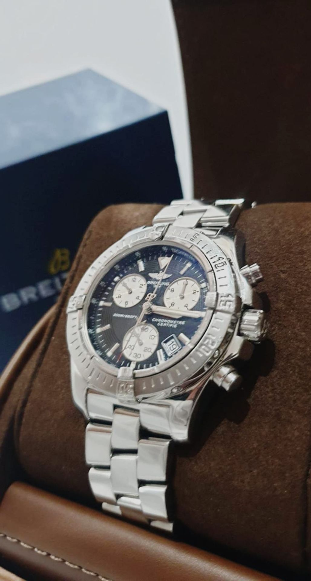 BREITLING CHRONOGRAPH 43mm MENS SWISS WATCH *NO VAT* - Image 4 of 9
