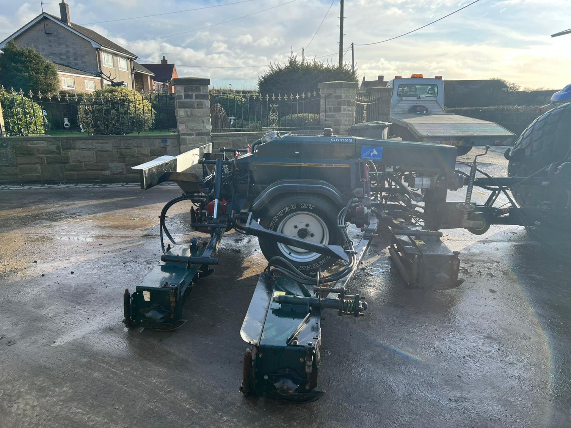 HAYTER TM749 7 GANG SINGLE AXLE TOW BEHIND CYLINDER MOWER, PTO DRIVEN, JOCKEY WHEEL *PLUS VAT* - Image 7 of 15