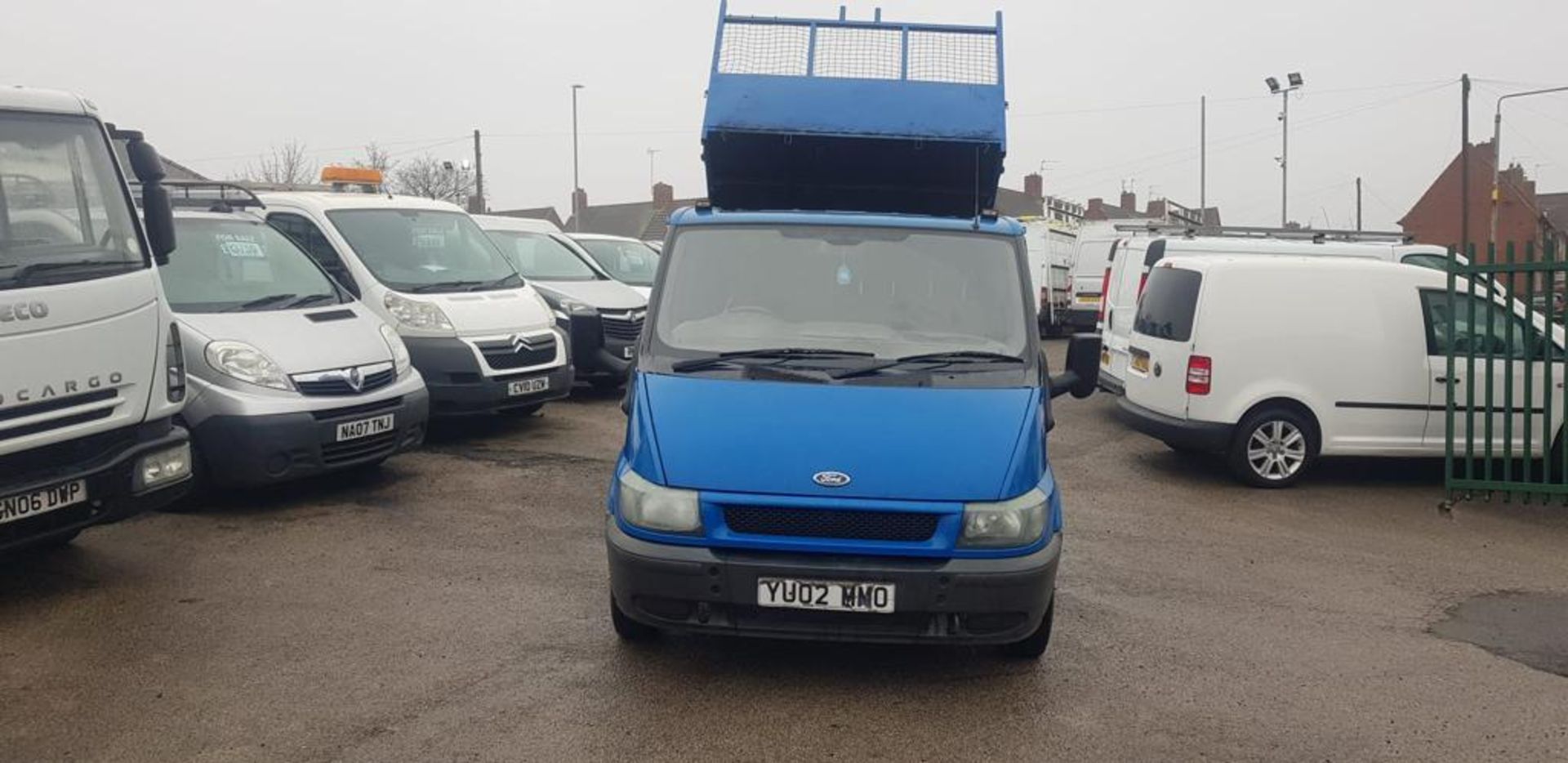 2002 FORD TRANSIT 350 LWB TD BLUE TIPPER VAN, 2.4 DIESEL *NO VAT* - Image 2 of 16