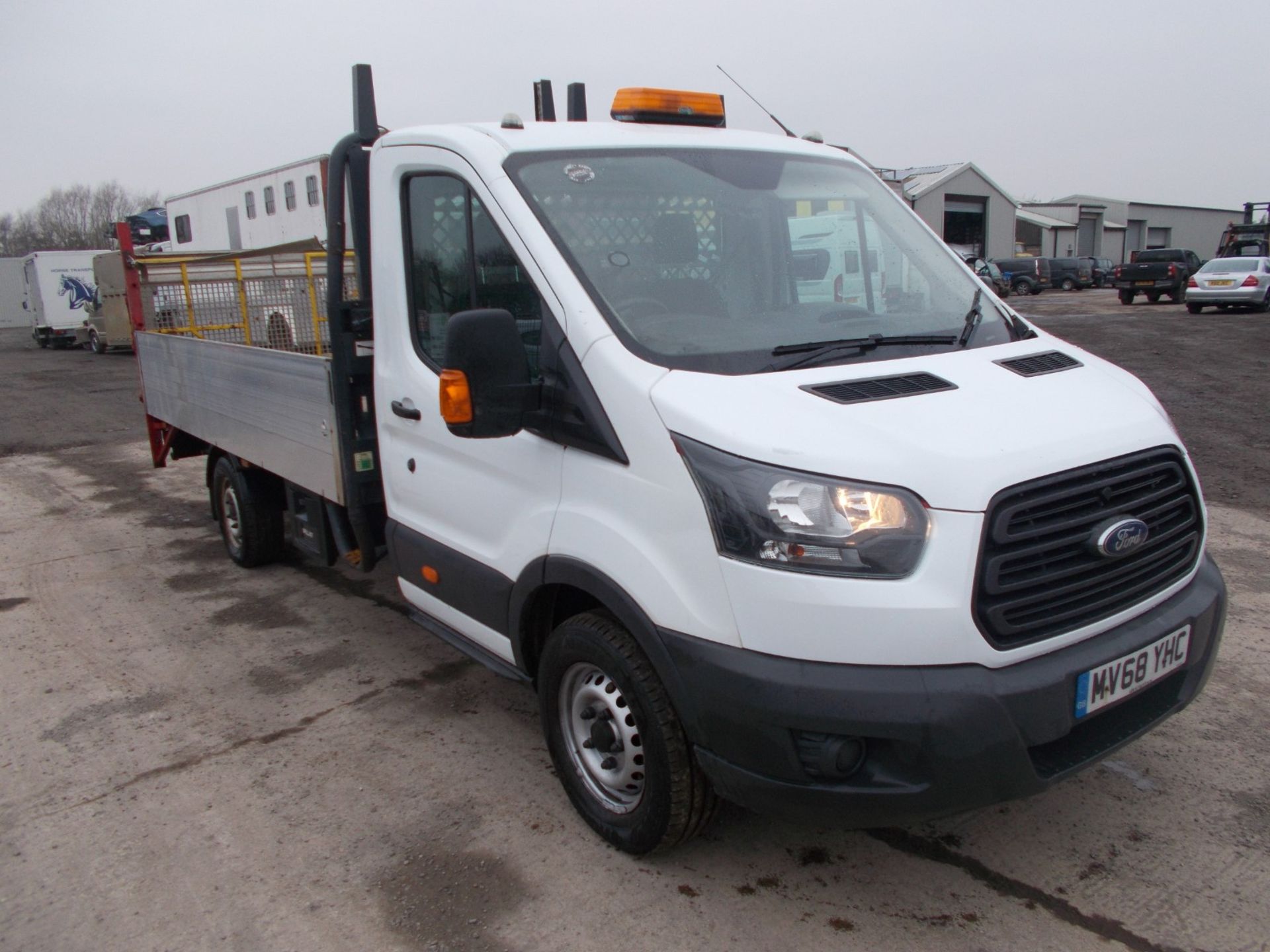 2018/68 FORD TRANSIT 350 DROPSIDE LORRY, 2.0 DIESEL, 6 SPEED MANUAL, 59K MILES, STARTS RUNS DRIVES