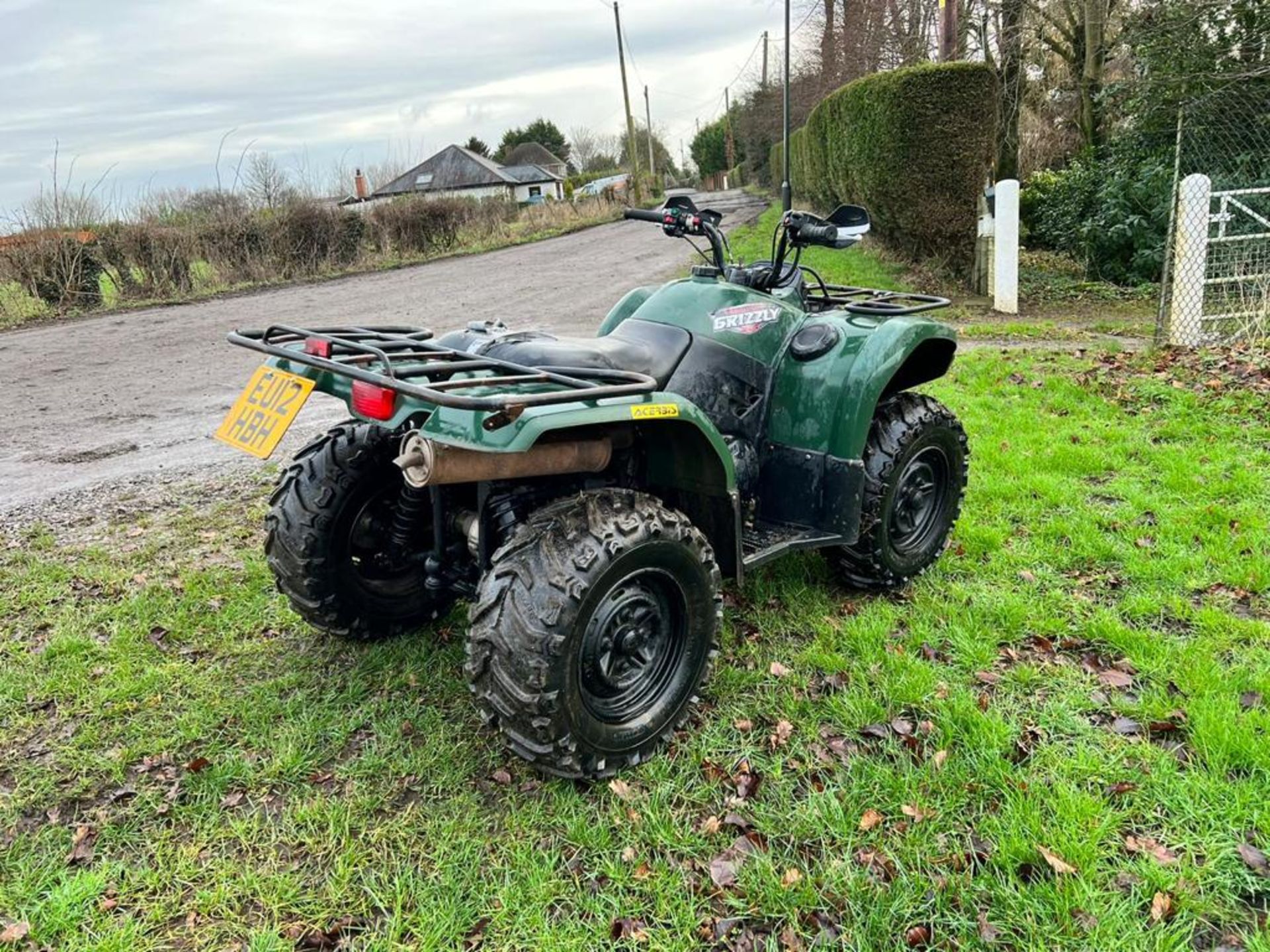 2012 YAMAHA GRIZZLY 450cc FARM QUAD, RUNS AND DRIVES WELL, AGRICULTURAL REGISTERED *NO VAT* - Image 7 of 11
