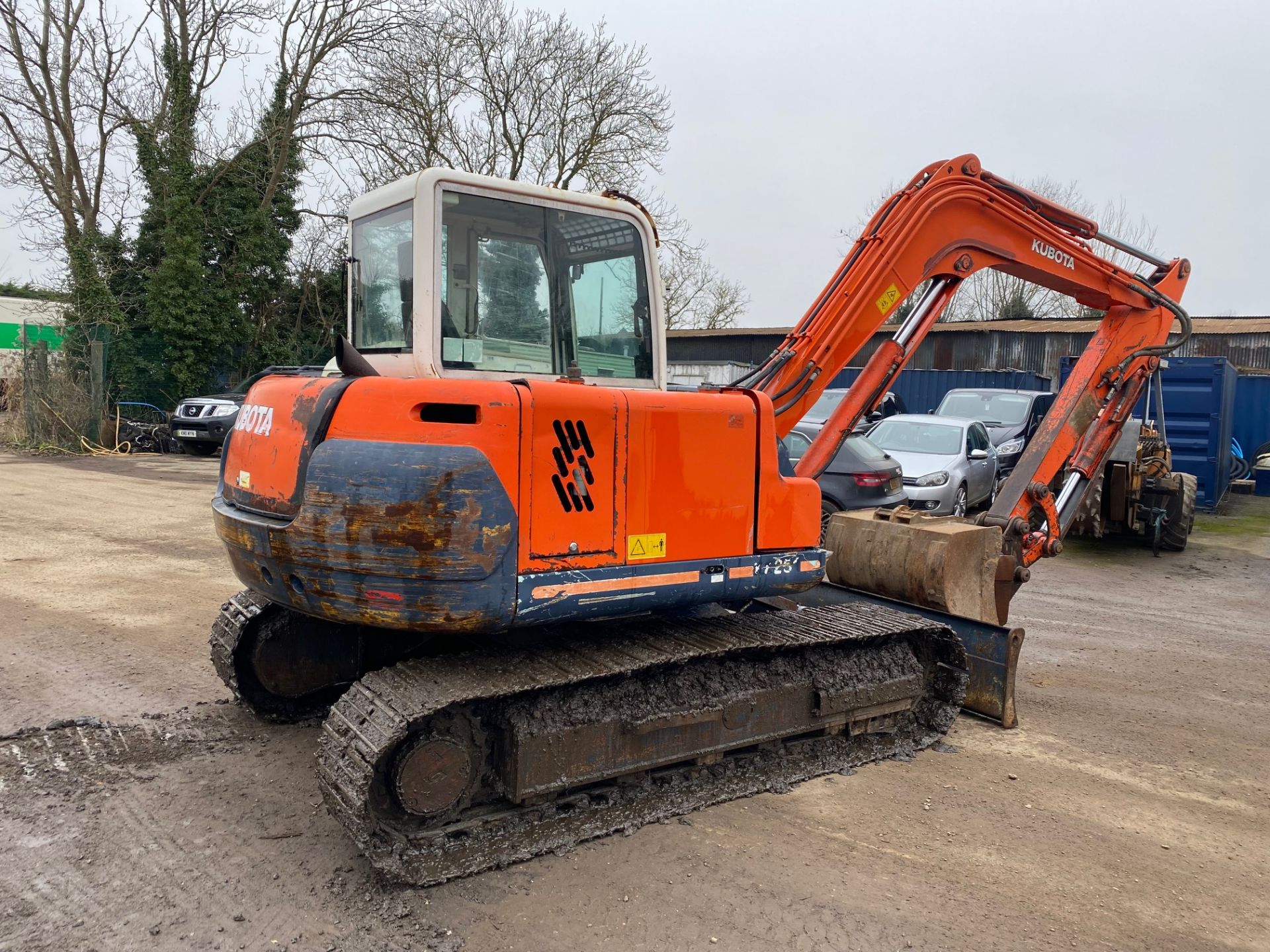 2001 KUBOTA KX251 7.5 TON EXCAVATOR, 6000 HOURS, QUICK HITCH, 2 BUCKETS, STEEL TRACKS *PLUS VAT* - Image 4 of 7