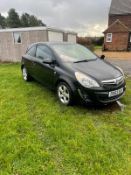 2013/63 VAUXHALL CORSA SXI AC BLACK HATCHBACK, 1229cc PETROL ENGINE, 61,873 MILES *NO VAT*