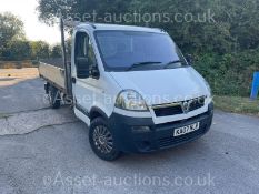 2007 VAUXHALL MOVANO 3500 CDTI MWB WHITE TIPPER VAN, 2.5 DIESEL ENGINE, 95,185 MILES *NO VAT*