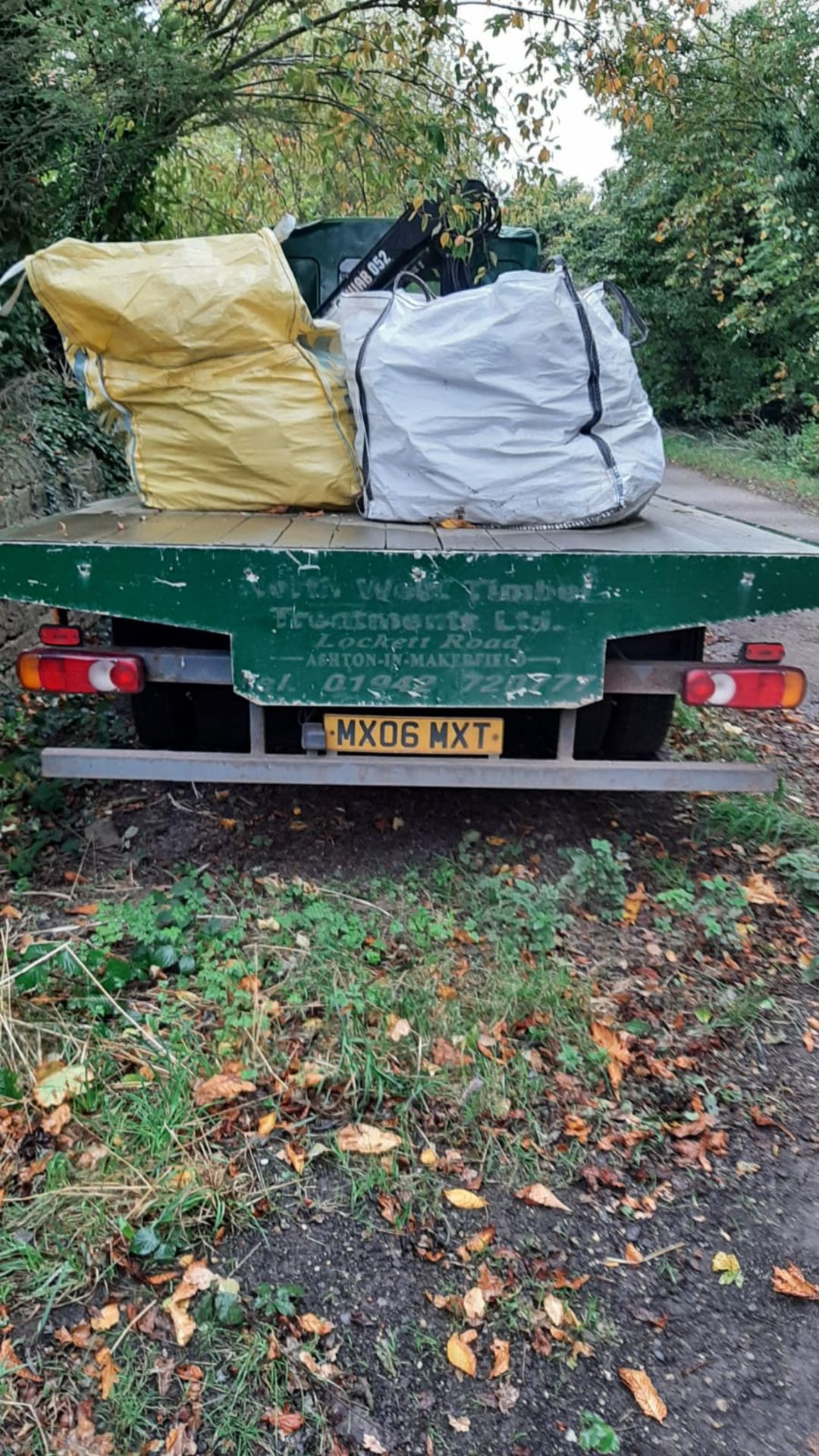 LEYLAND DAF 45 TRUCK WITH HIAB 052, STARTS AND DRIVES AS IT SHOULD *NO VAT* - Image 3 of 6