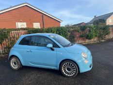 2011 FIAT 500 SPORT TWIN AIR 86 BLUE HATCHBACK, 116K MILES, 875cc PETROL ENGINE *NO VAT*