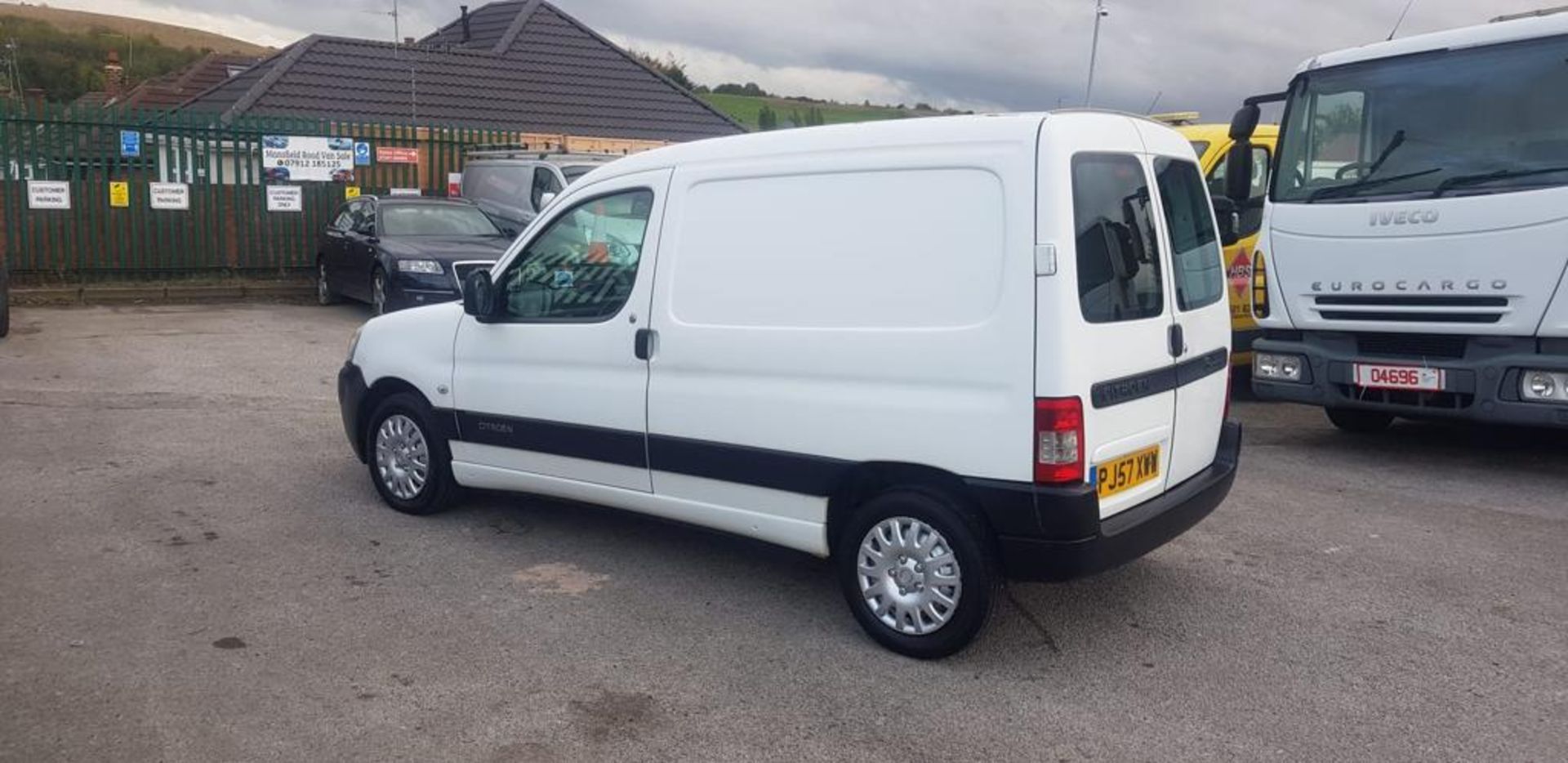 2007 CITROEN BERLINGO 600 HDI X 75 WHITE VAN, 206,578 MILES, MANUAL, 1560cc DIESEL *NO VAT* - Image 4 of 13