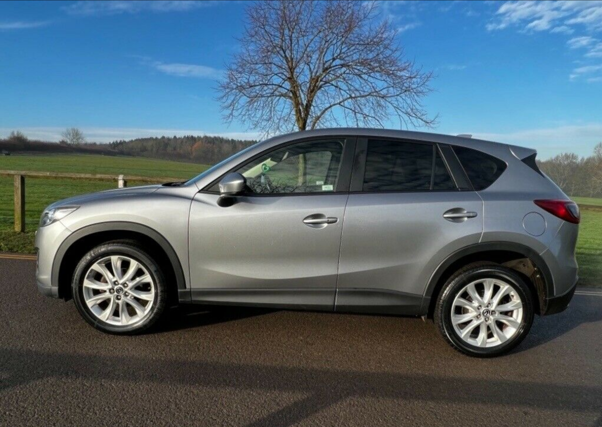 2013 MAZDA CX-5 SPORT NAV TD TURBO DIESEL SILVER ESTATE, 140K MILES *NO VAT* - Image 4 of 8