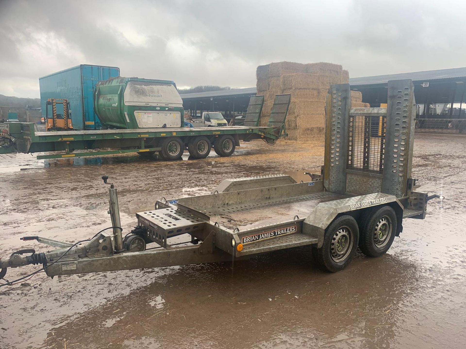 2015 BRIAN JAMES 2.7 TON PLANT TRAILER, 8 x4, IN VERY GOOD CONDITION *PLUS VAT* - Image 2 of 10