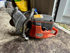 HUSQVARNA K760 DISC CUTTER, UNTESTED, 2 STROKE FUEL ONLY, NO BLADE *PLUS VAT*