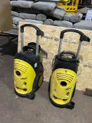 2 x KARCHER PRESSURE WASHERS, AS SHOWN FOR SPARES / REPAIRS *NO VAT*