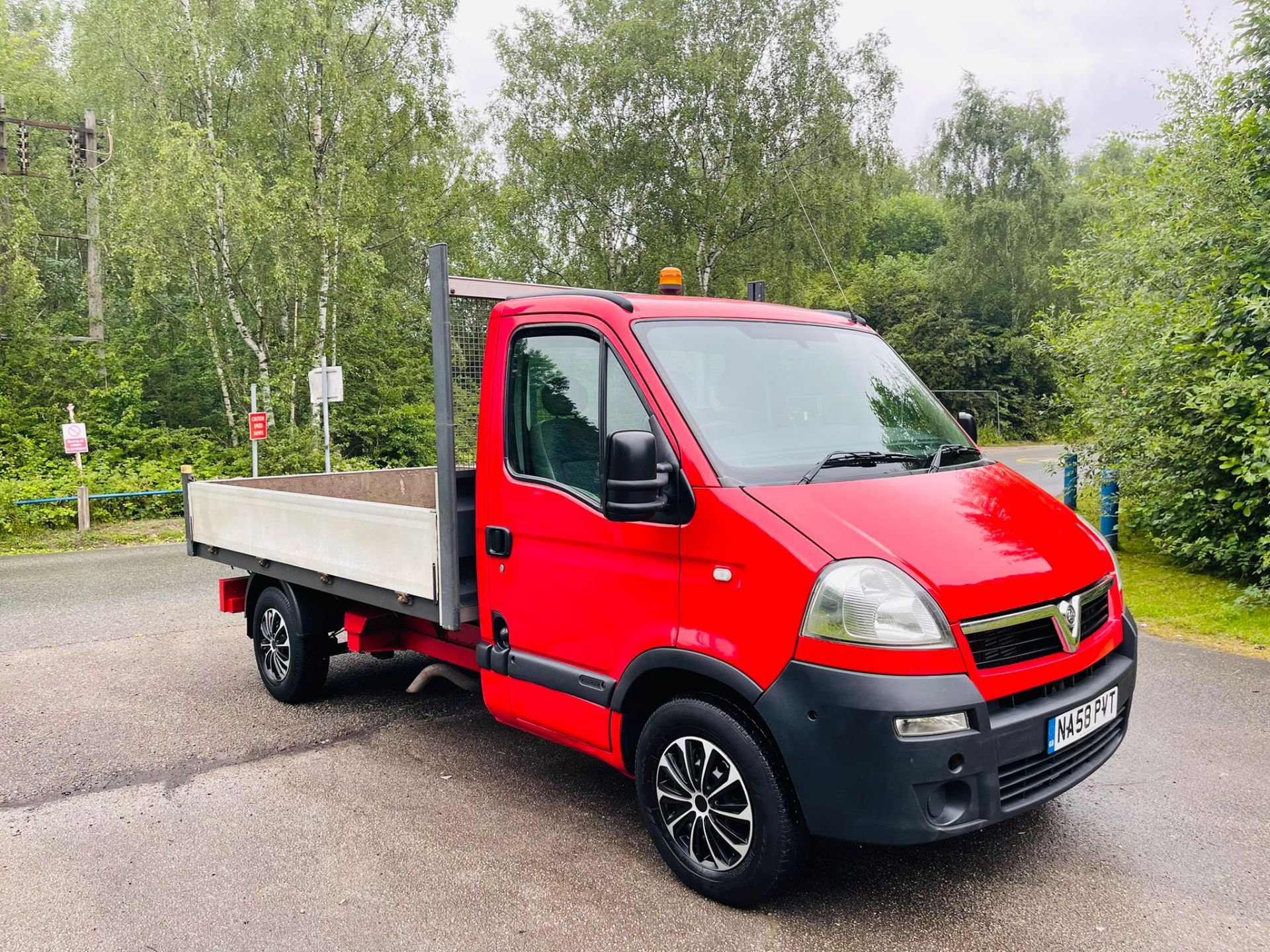 2009 VAUXHALL MOVANO 3500 CDTI MWB RED VAN, 131,283 MILES, 2464cc DIESEL ENGINE *NO VAT*