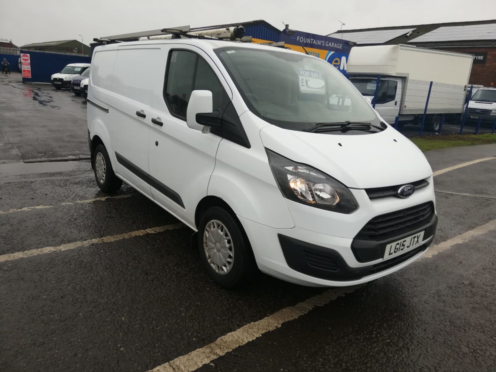 2015 FORD TRANSIT CUSTOM 310 ECO-TECH WHITE PANEL VAN, 2 SINGLE SEATS, 47K MILES WITH FSH *PLUS VAT*