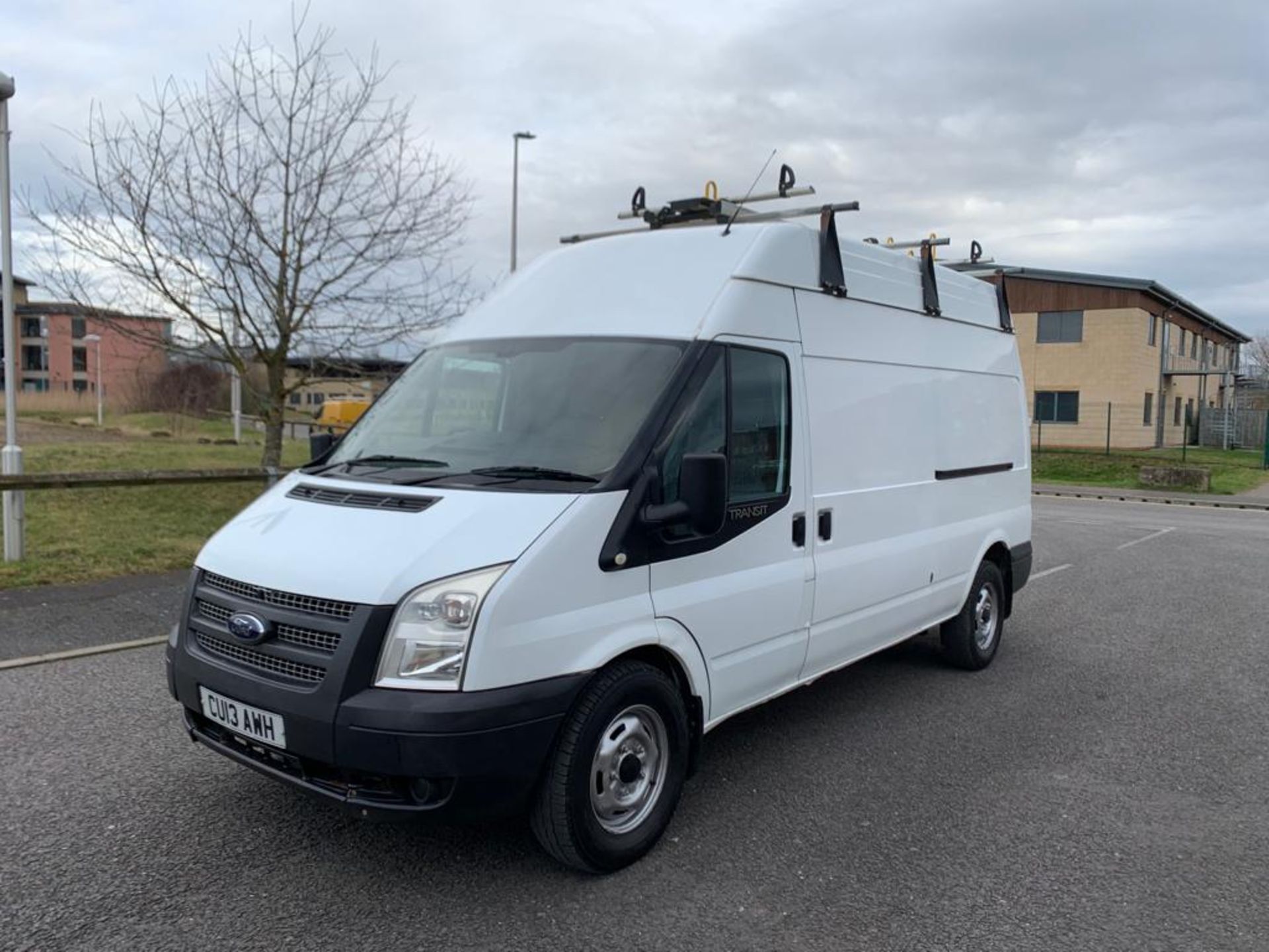 2013 FORD TRANSIT 125 T350 AWD WHITE PANEL VAN, 83,676 MILES, 2.2 DIESEL *NO VAT* - Image 3 of 26