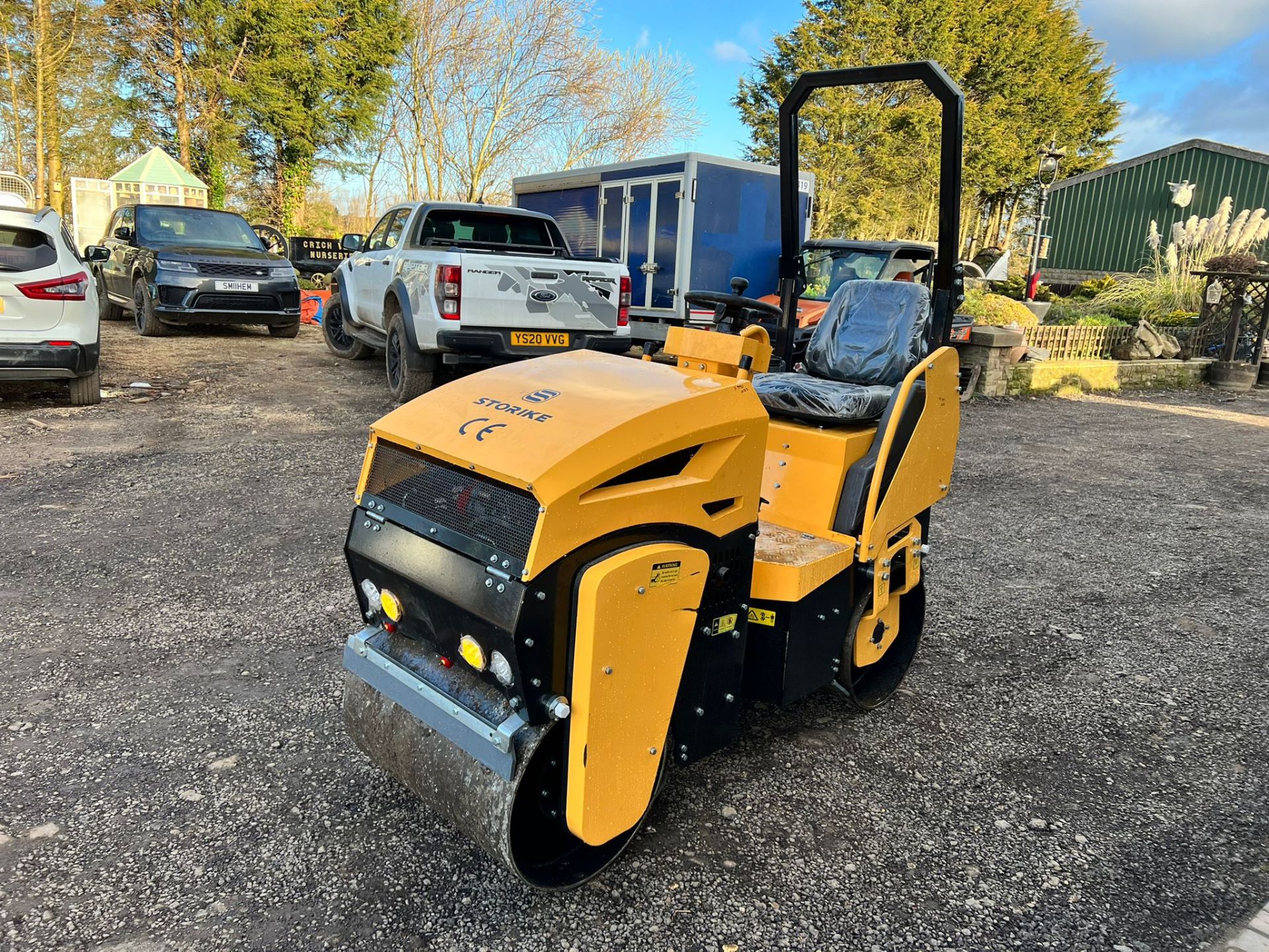 NEW AND UNUSED STORKIE ST1000 TWIN DRUM VIBRATING ROLLER, RUNS DRIVES AND VIBRATES *PLUS VAT* - Image 2 of 12