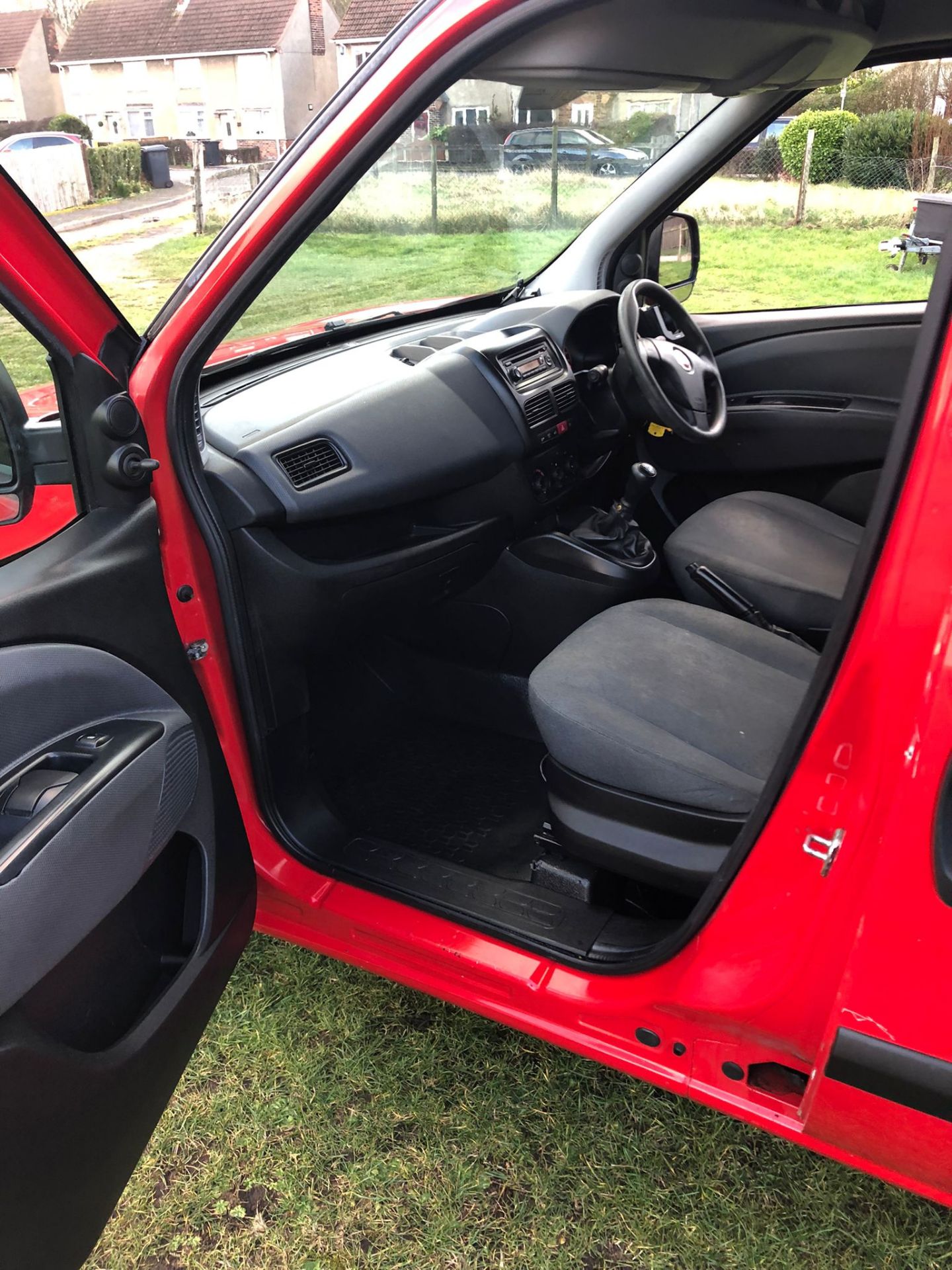 2013/62 REG FIAT DOBLO 16V MULTIJET 1.25 DIESEL RED PANEL VAN, SHOWING 0 FORMER KEEPERS *NO VAT* - Image 10 of 12