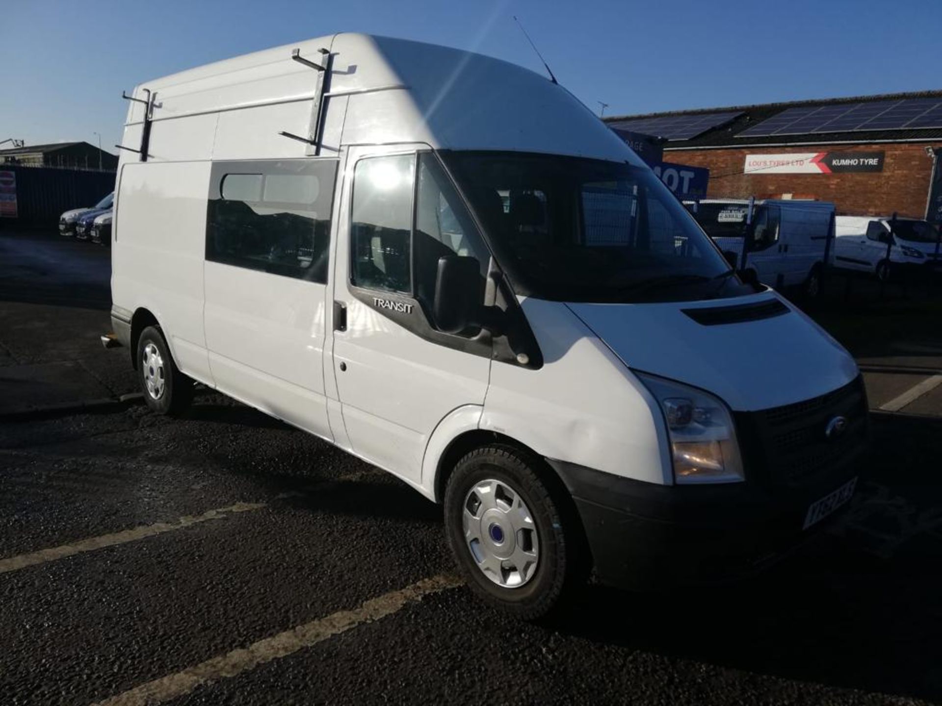 2012 FORD TRANSIT 100 T350 RWD WHITE WELFARE VAN, 125K MILES, 2.2 DIESEL, 6 SEATS *PLUS VAT*