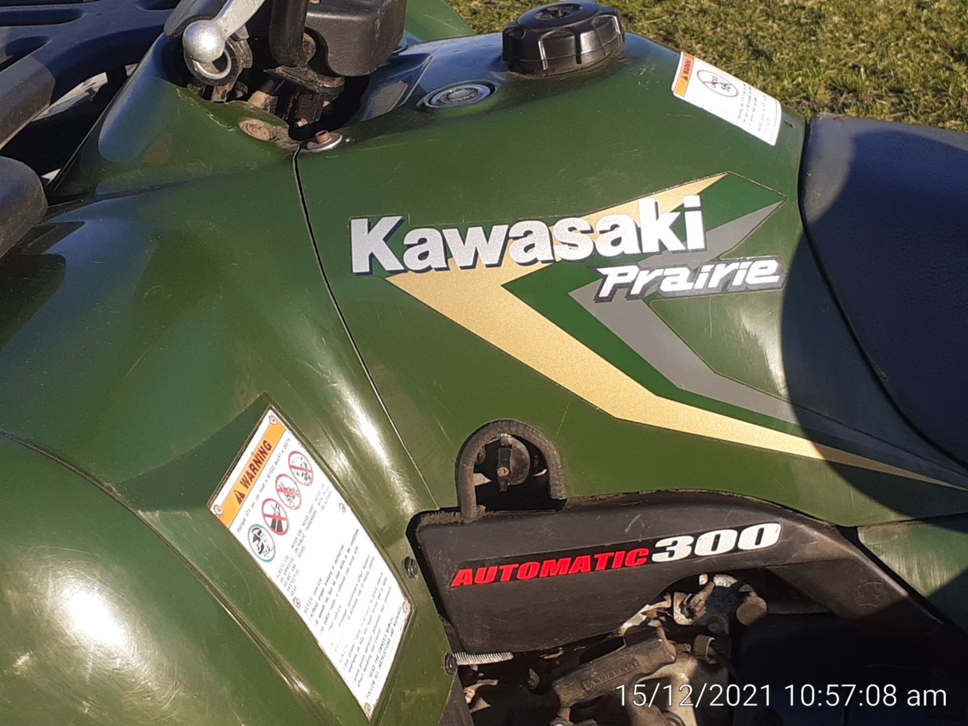 KAWASAKI PRAIRIE 300 4x4 QUAD BIKE, TOW BALL HITCH, FULL TIME 4WD, 1 OWNER FROM NEW *NO VAT* - Image 7 of 7