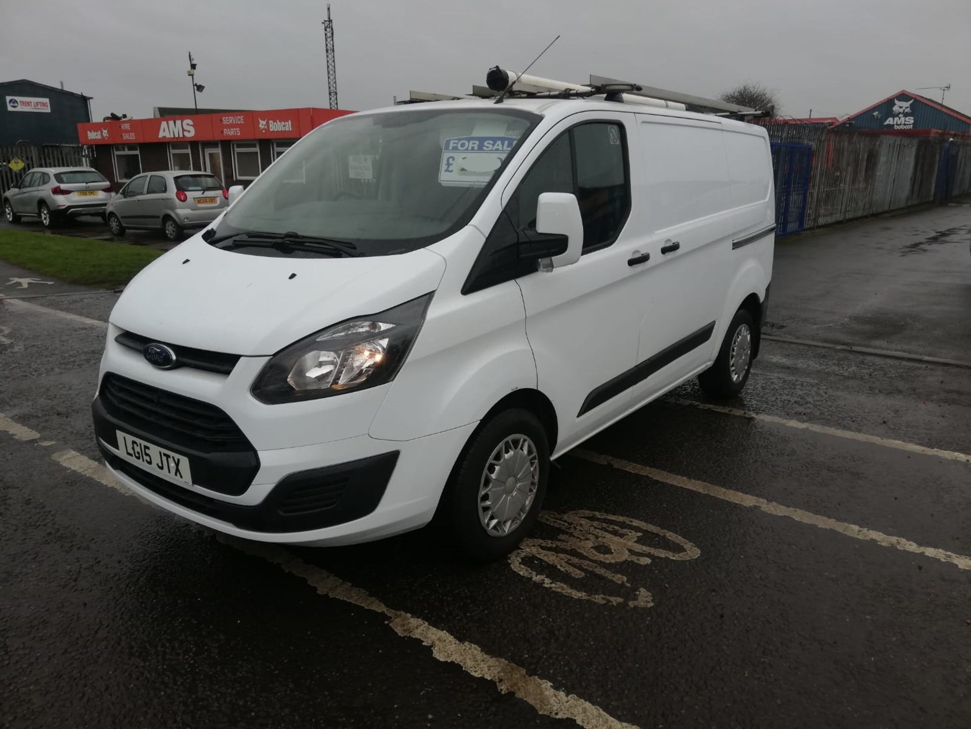 2015 FORD TRANSIT CUSTOM 310 ECO-TECH WHITE PANEL VAN, 2 SINGLE SEATS, 47K MILES WITH FSH *PLUS VAT* - Image 3 of 10