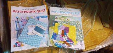 100 x NEW AND SEALED MIXED DESIGN PETER RABBIT PATCHWORK QUILT MAGAZINES, RRP £4.99 EACH *PLUS VAT*