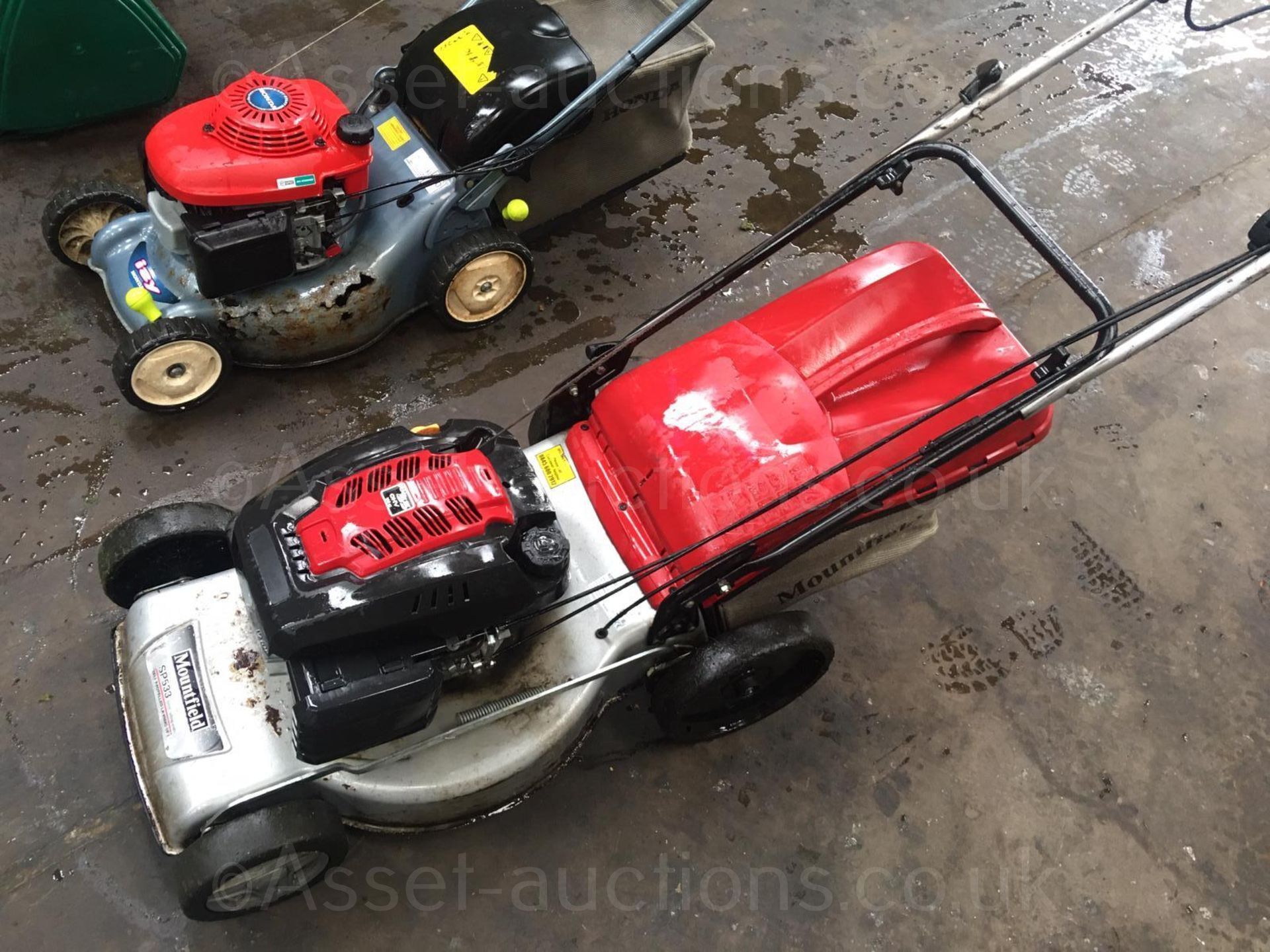 3X LAWN MOWERS, MOUNTFIELD SP533, HONDA MOWER, CYLINDER PETROL 14S *NO VAT* - Image 2 of 13