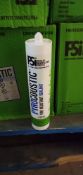 100 x BRAND NEW AND SEALED PYROCOUSTIC SEALANT, RRP £2.99 PER TUBE *PLUS VAT*