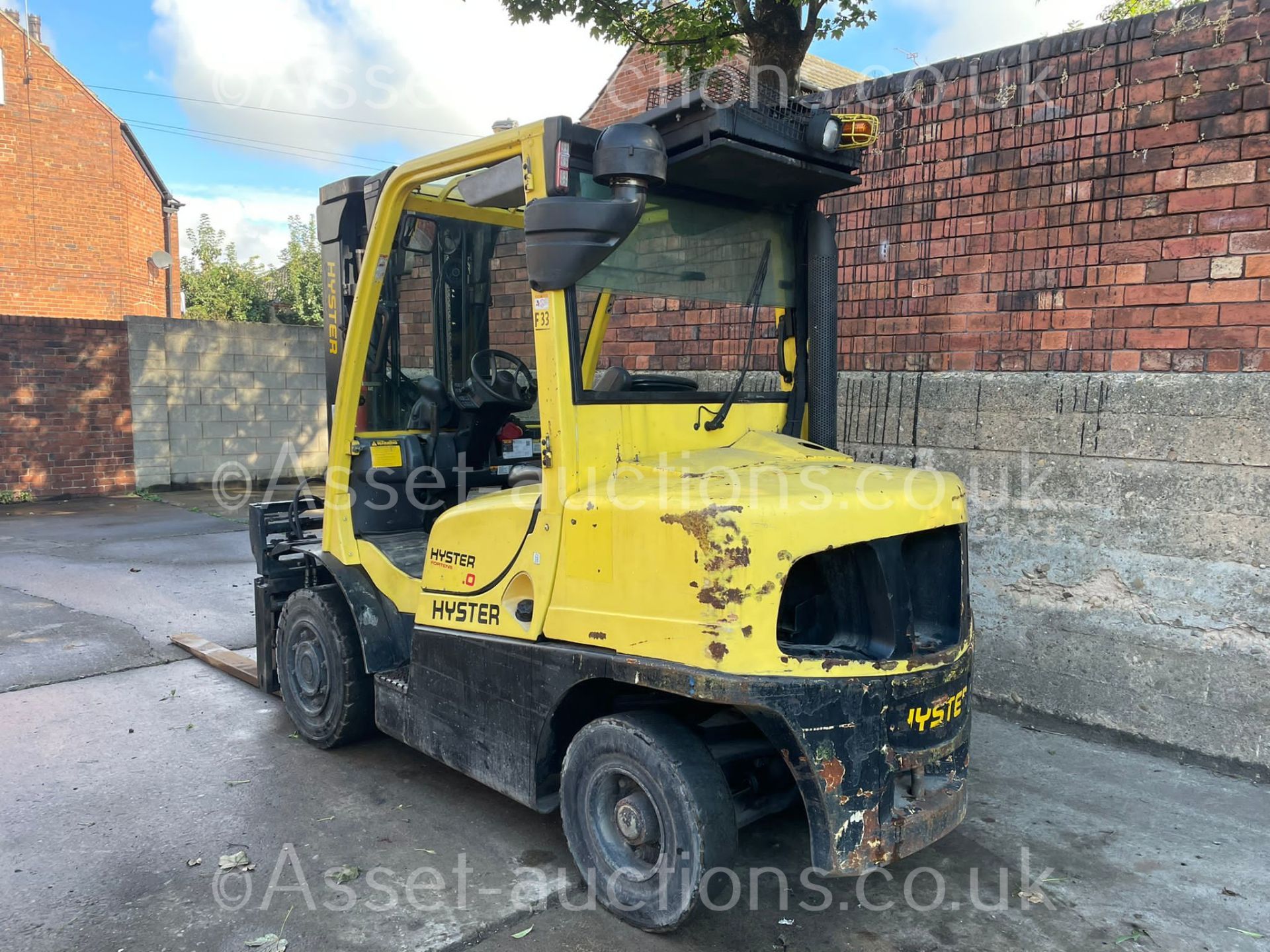 HYSTER 4 TON FORKLIFT, MODEL H4 0FT5, YEAR 2008, 16ft REACH, TRIPE MAST *PLUS VAT* - Image 3 of 15