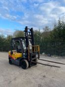 TCM 2.5TON FORKLIFT, RUNS DRIVES AND LIFTS, YEAR 2007, STILL IN DAILY USE *PLUS VAT*