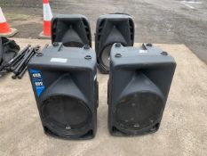 4 SPEAKERS WITH USB SLOTS, SPARES OR REPAIRS, NO RESERVE *PLUS VAT*
