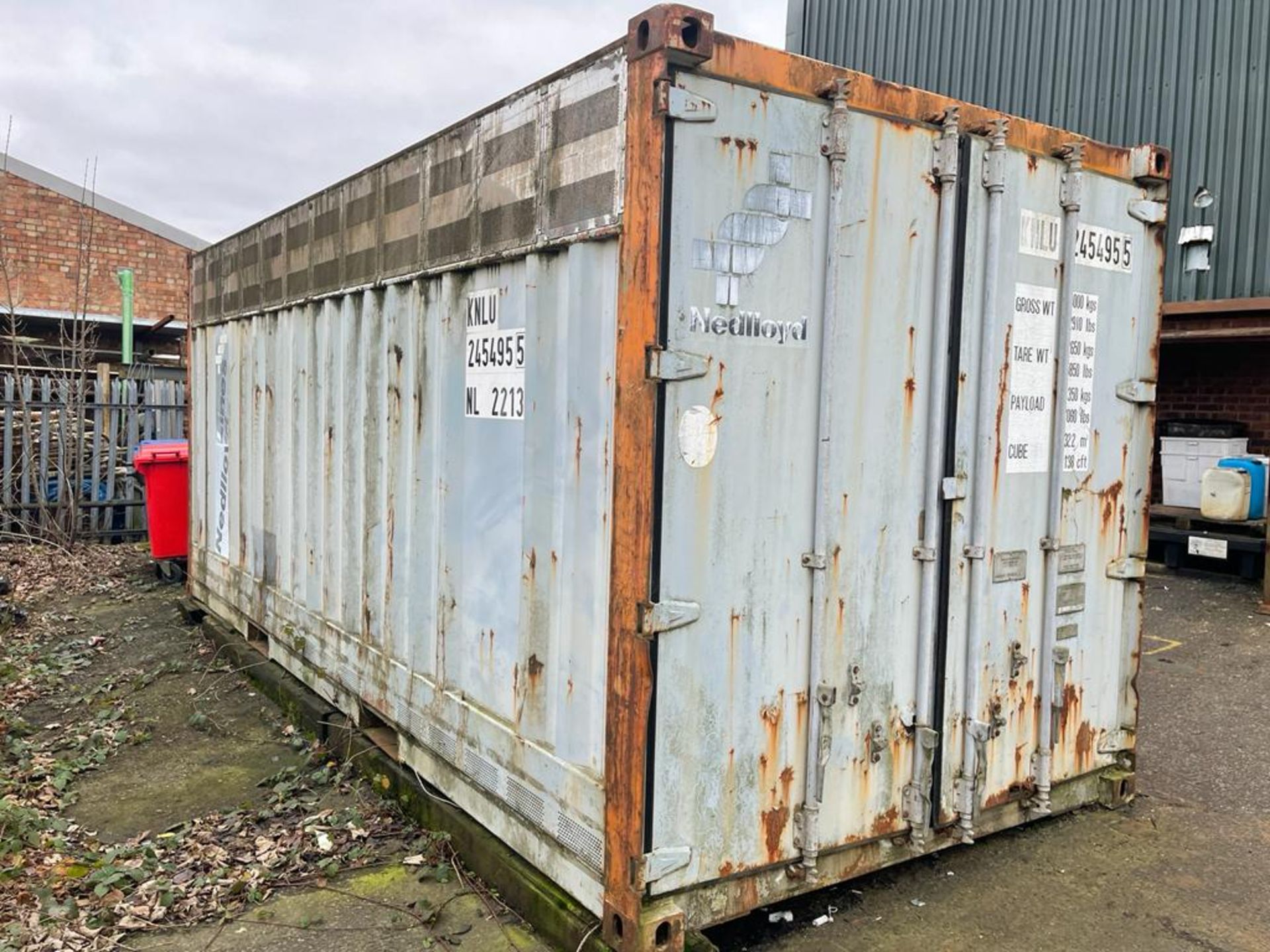 GREY STORAGE CONTAINER, NO RESERVE *PLUS VAT* - Image 2 of 2