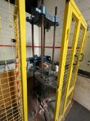 COLD MOULD PRESS 2, MANUAL HYDRAULIC PRESS WITH UPSTROKING ARM, THIS PRESS HAS A VERY LARGE PLATEN